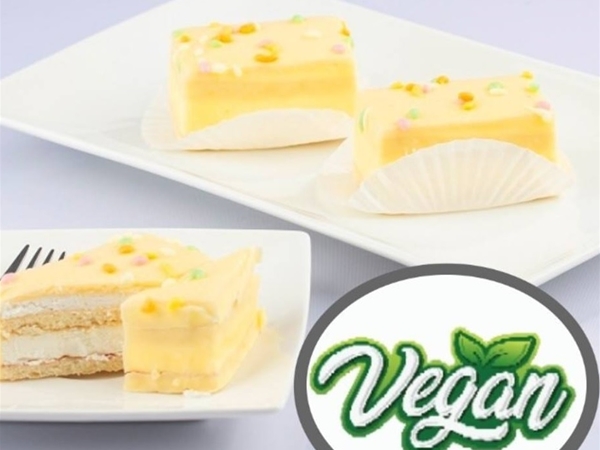 VEGAN petit four lemon